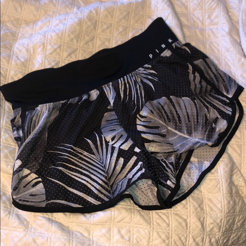 PINK Victoria’s Secret Palm Workout Shorts